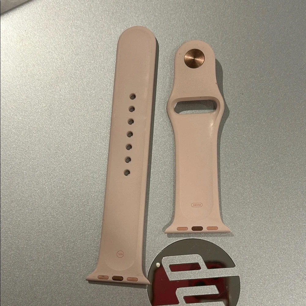 Apple Blush Silicone Watch Strap ya